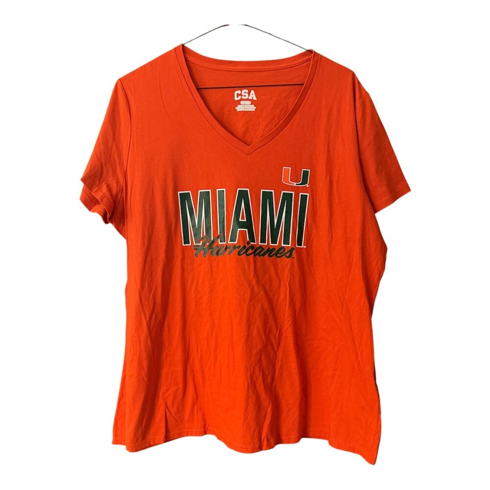 Miami Hurricanes CSA Graphic T-Shirt - Women's Size 2XL *NWT*